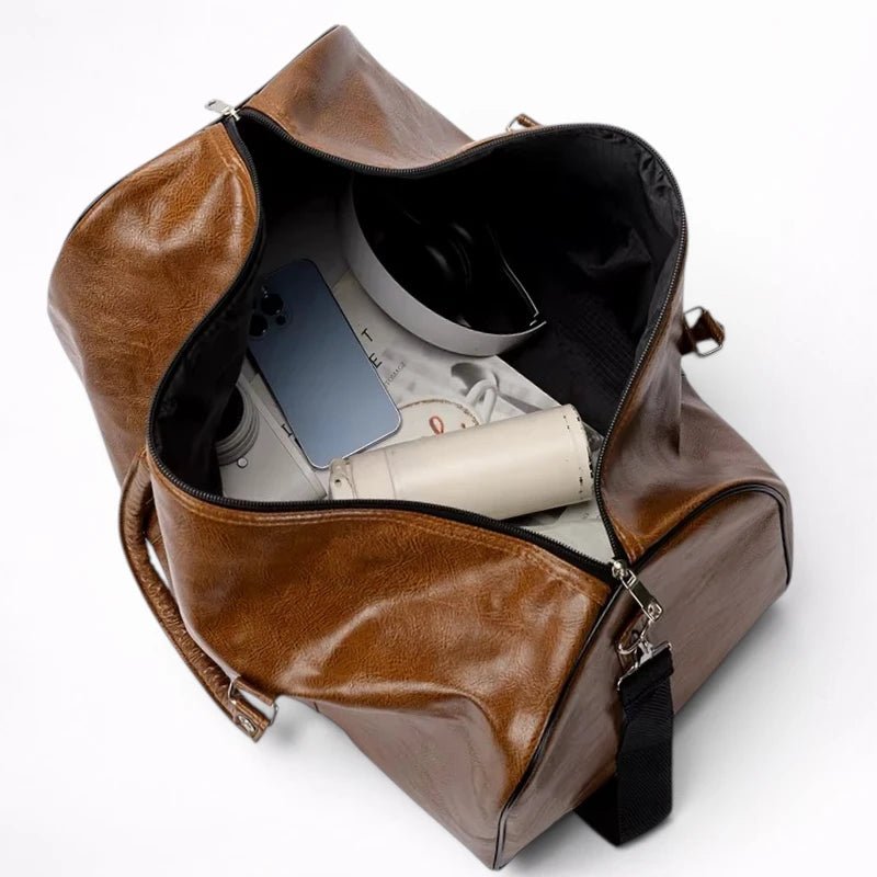 Sac de Voyage en Cuir PU Grande Capacité Mixte - 1001 Sacs