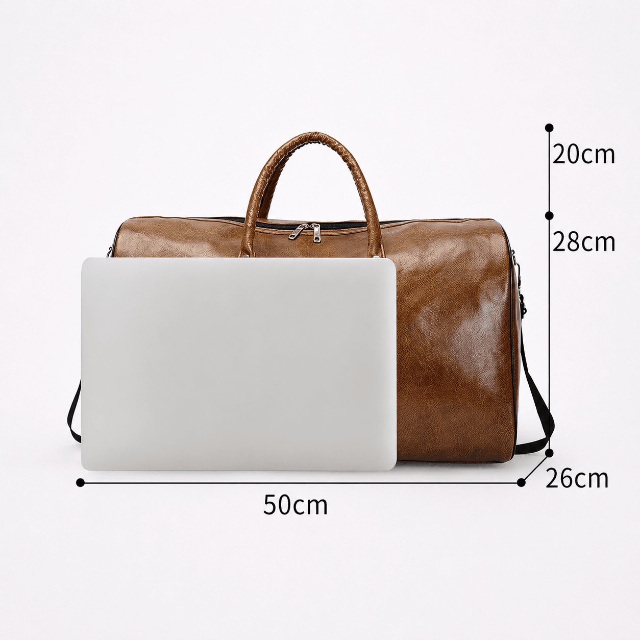 Sac de Voyage en Cuir PU Grande Capacité Mixte - 1001 Sacs