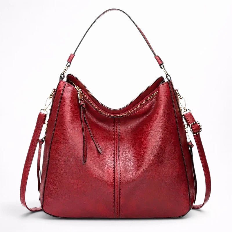 Sac Hobo en Cuir Vintage Grande Capacité - 1001 Sacs