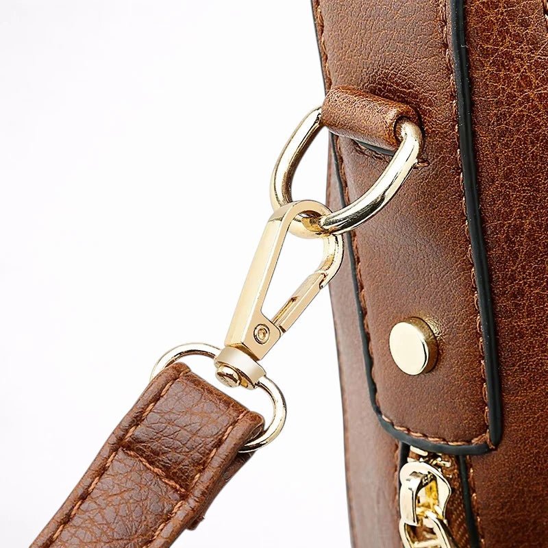 Sac Hobo en Cuir Vintage Grande Capacité - 1001 Sacs