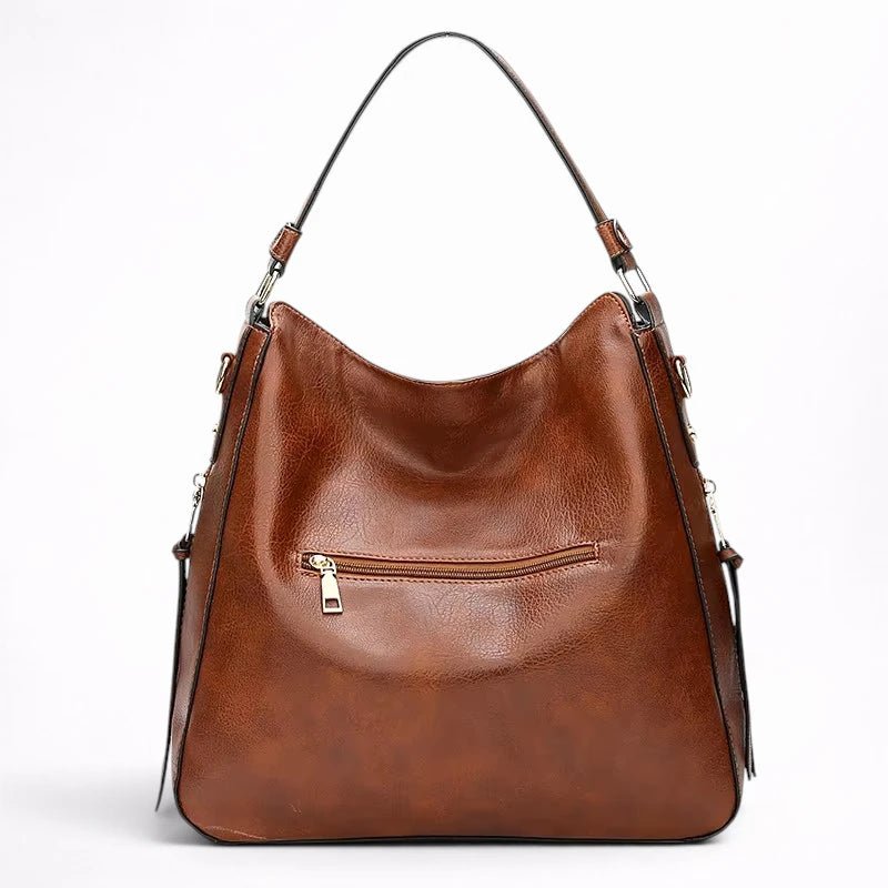 Sac Hobo en Cuir Vintage Grande Capacité - 1001 Sacs