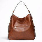 Sac Hobo en Cuir Vintage Grande Capacité - 1001 Sacs