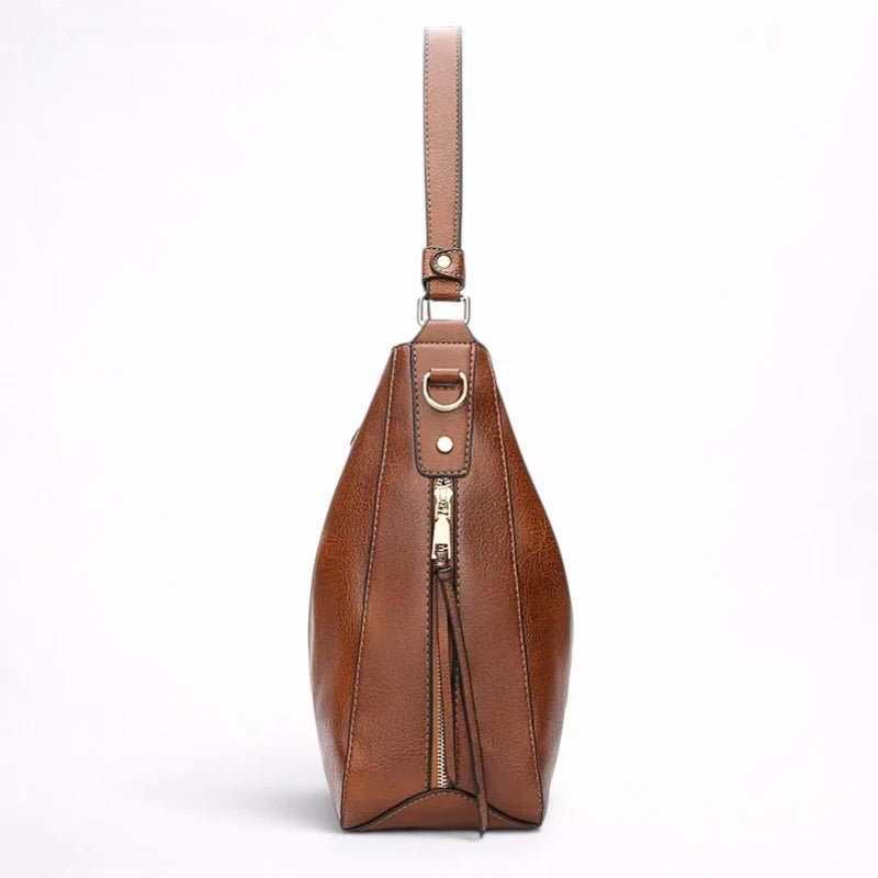 Sac Hobo en Cuir Vintage Grande Capacité - 1001 Sacs