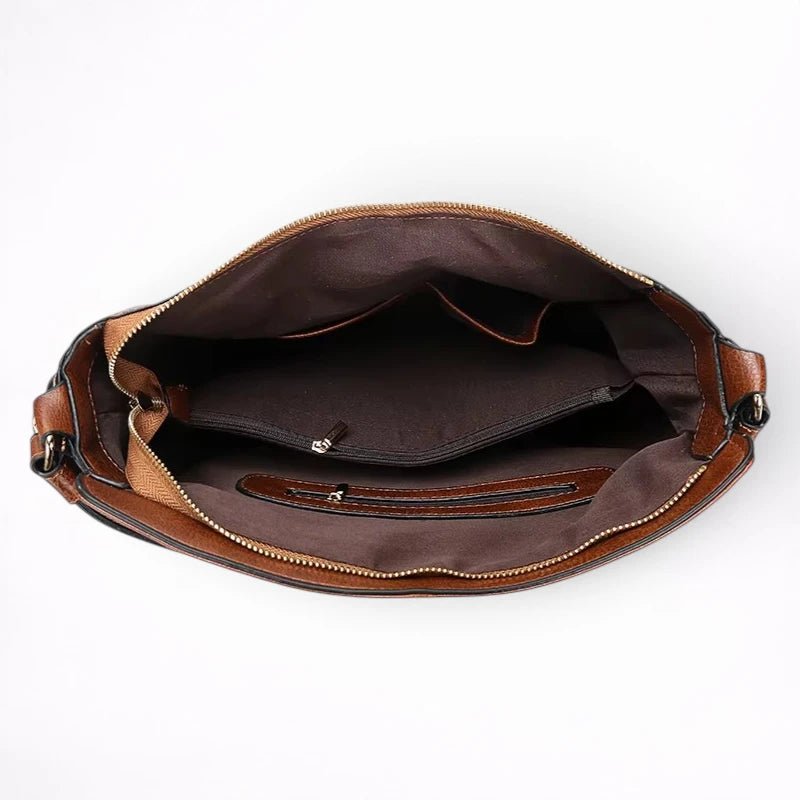 Sac Hobo en Cuir Vintage Grande Capacité - 1001 Sacs