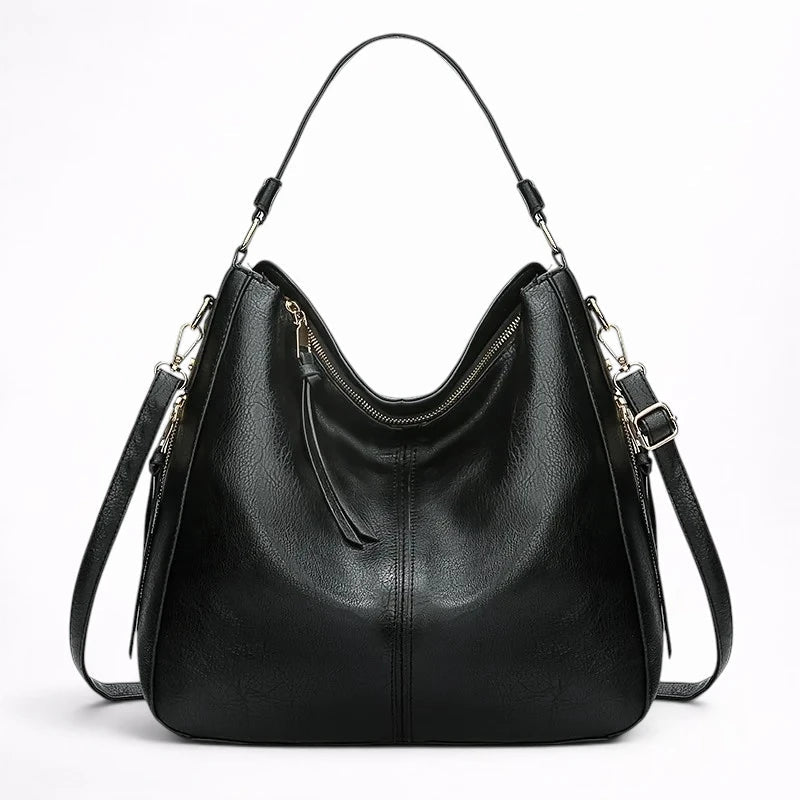 Sac Hobo en Cuir Vintage Grande Capacité - 1001 Sacs