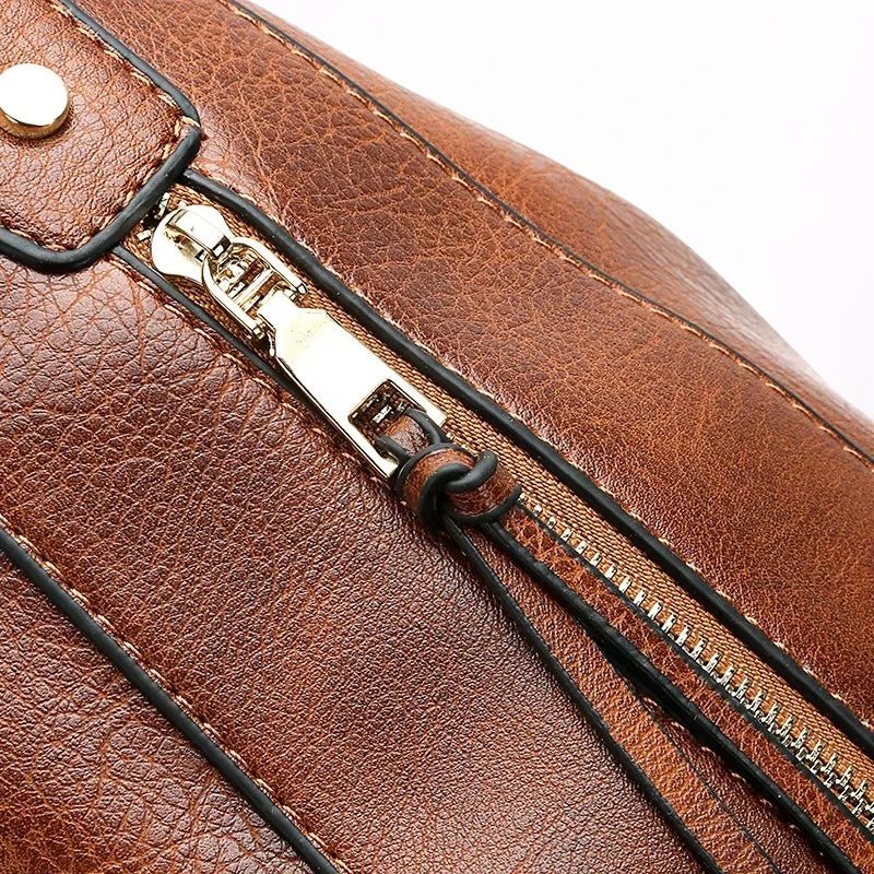 Sac Hobo en Cuir Vintage Grande Capacité - 1001 Sacs