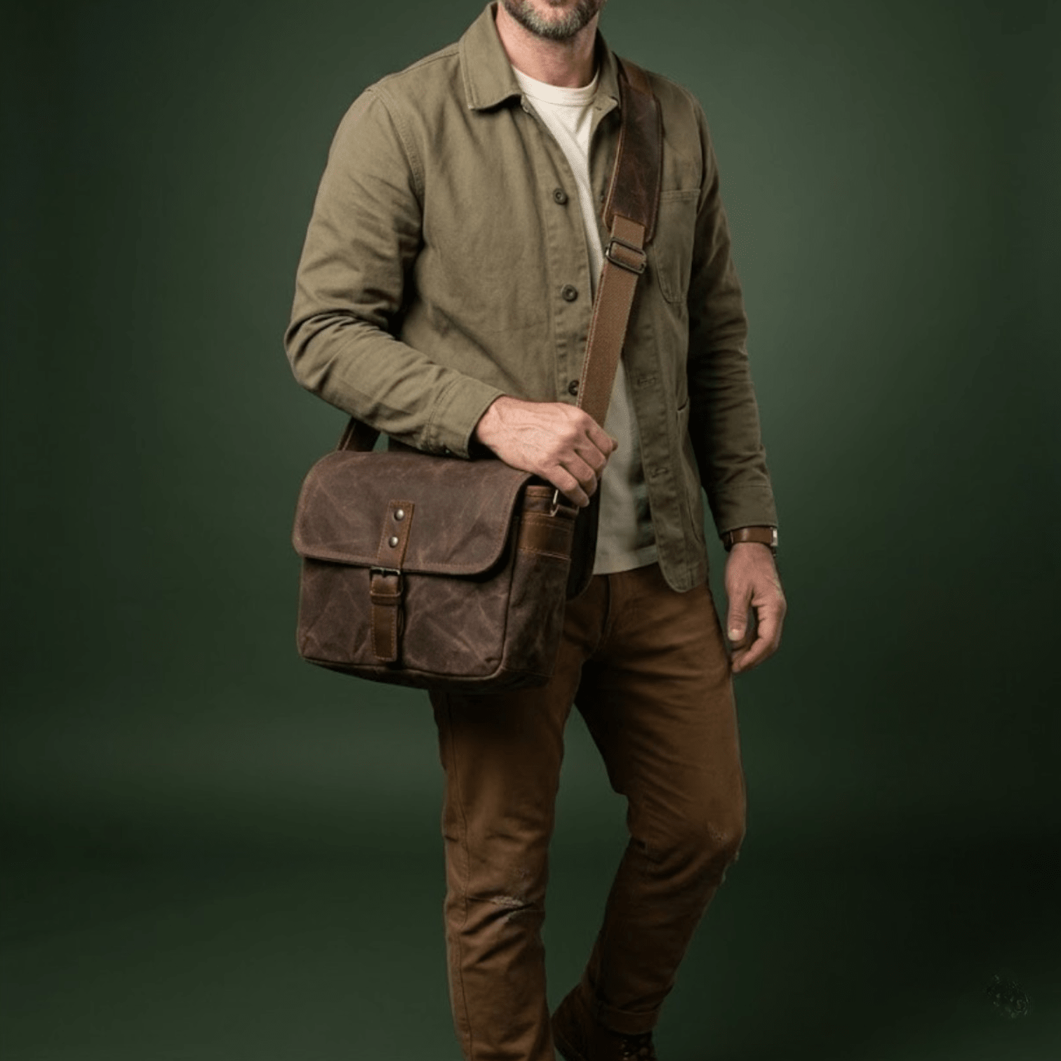 Sac Photo Rétro en Toile Imperméable - 1001 Sacs