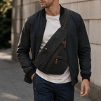 Sac Poitrine en Toile Multifonction pour Homme - 1001 Sacs