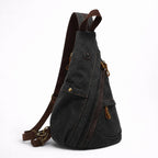 Sac Poitrine en Toile Multifonction pour Homme - 1001 Sacs