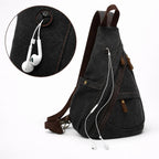 Sac Poitrine en Toile Multifonction pour Homme - 1001 Sacs