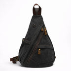 Sac Poitrine en Toile Multifonction pour Homme - 1001 Sacs
